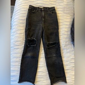 Abercrombie High Rise Black Jeans